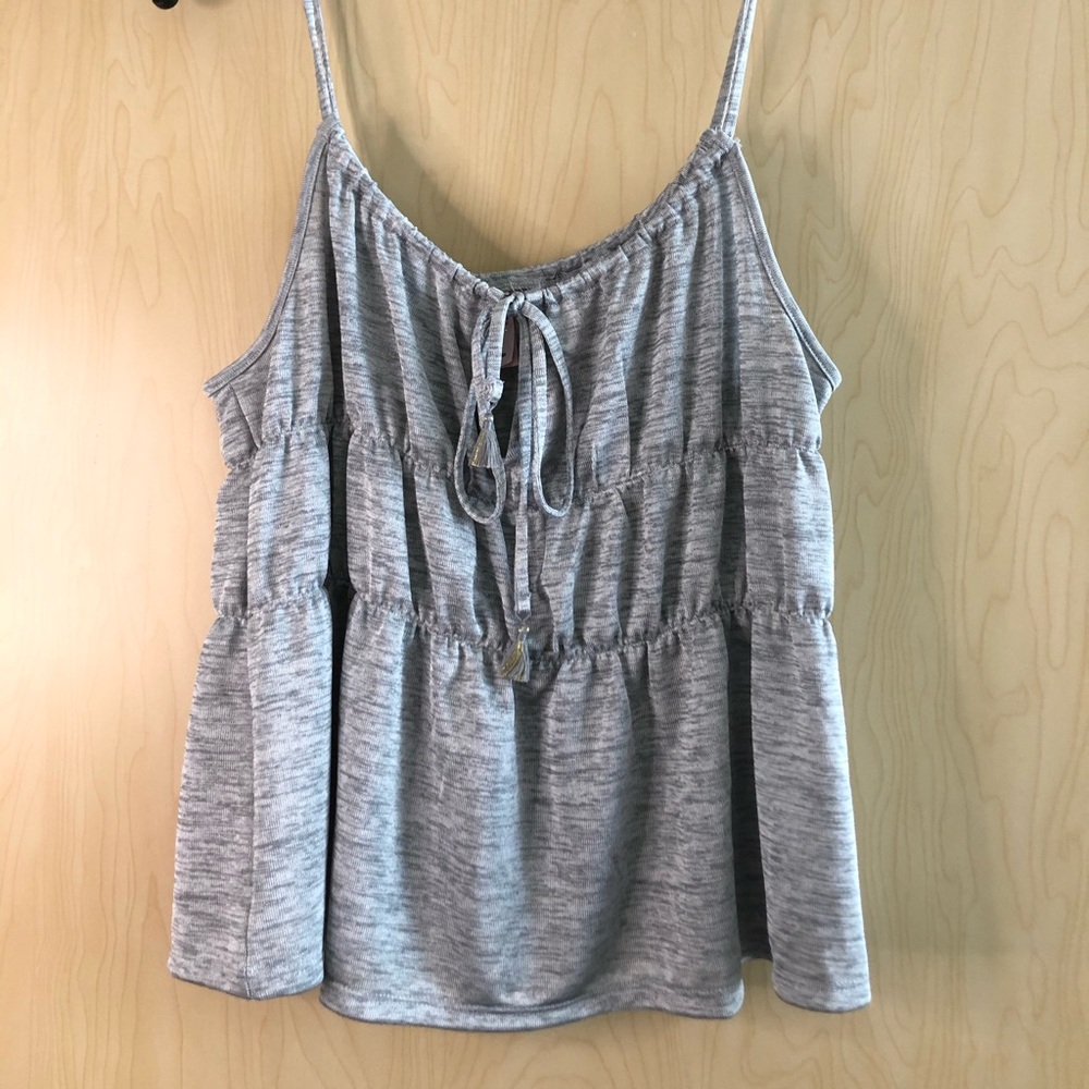 Victoria’s Secret Tiered Front Tie Tank Top